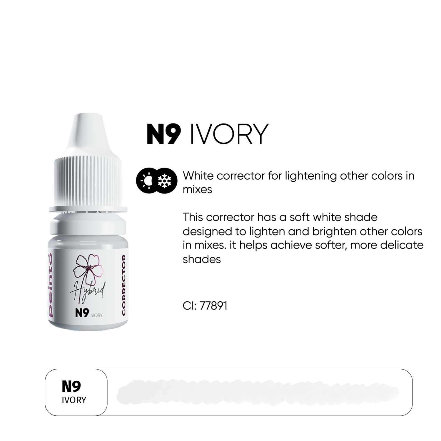 PEINTO ტუჩის კორექტორი N9 Ivory